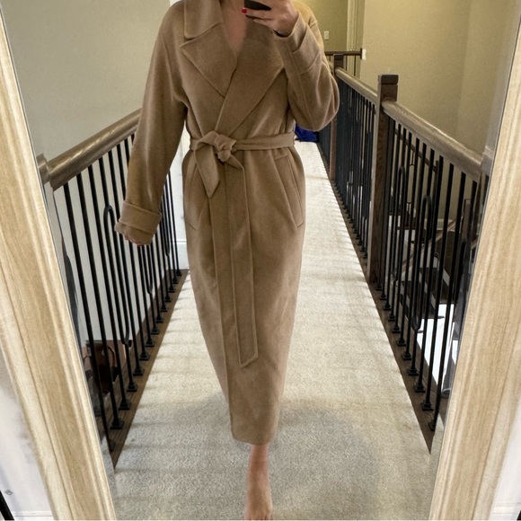 Zara double faced wool camel coat - Picture 12 of 12